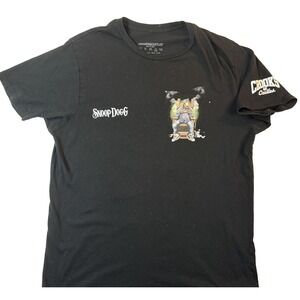 Crooks & Castles Snoop Dogg TShirt Mens Med Death Row Records Graphic Hip Hop